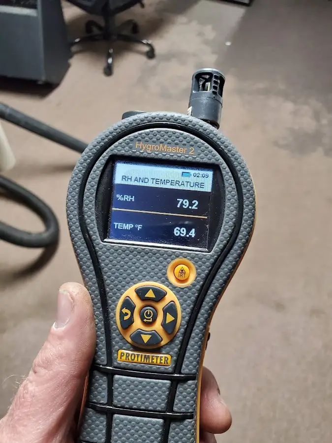 Moisture meter humidity assessment for Fire & Smoke Damage Restoration in Heathrow